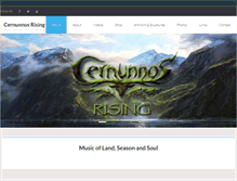 Tablet Screenshot of cernunnosrising.com